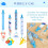 5 Pcs Dummy Clips with 5 Pcs Silicone Adapter, PP 7