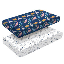 2 x Cot Fitted Crib Sheets | Bedding For Cot bed |