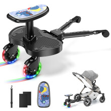 BugyKido Buggy Board with LED Wheels, Universal Bu