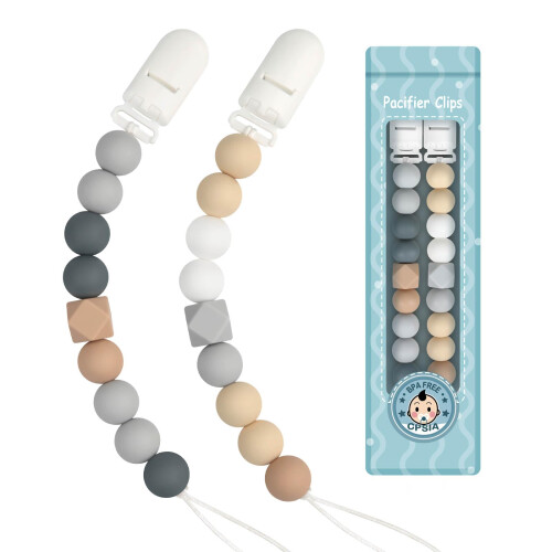 Kowlone Dummy Clips Boys Girls Soother Pacifier Ch