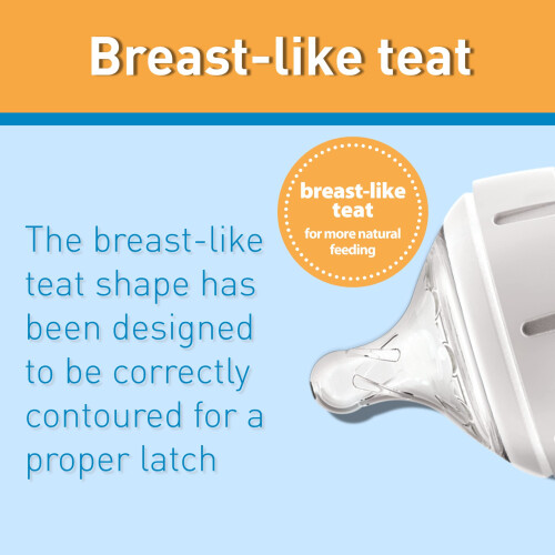 Dr. Brown's Options+ Wide-Neck Bottle Teat, Level 3 (6m+), 2 pack 1