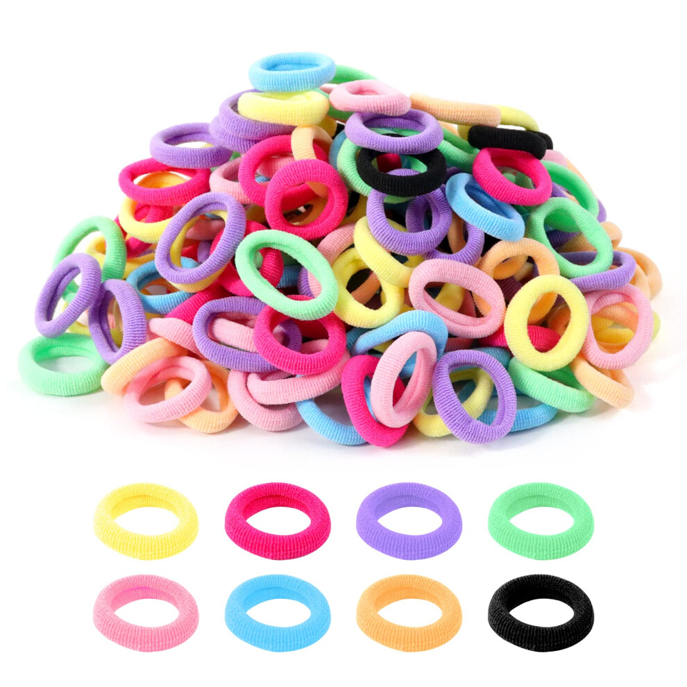 200 Pcs Baby Hair Bands, Multicolor To Hanyousheng
