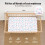 FIEMOL Cot Bed Sheets 140 x 70cm Fitted, 3 Pack Ba 3