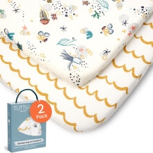 Tutti Bambini Premium Crib Sheets (2-Pack) - Soft