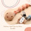 BebeCalin Baby Dummy Clip Girls - 2 Pcs Pacifier C 4