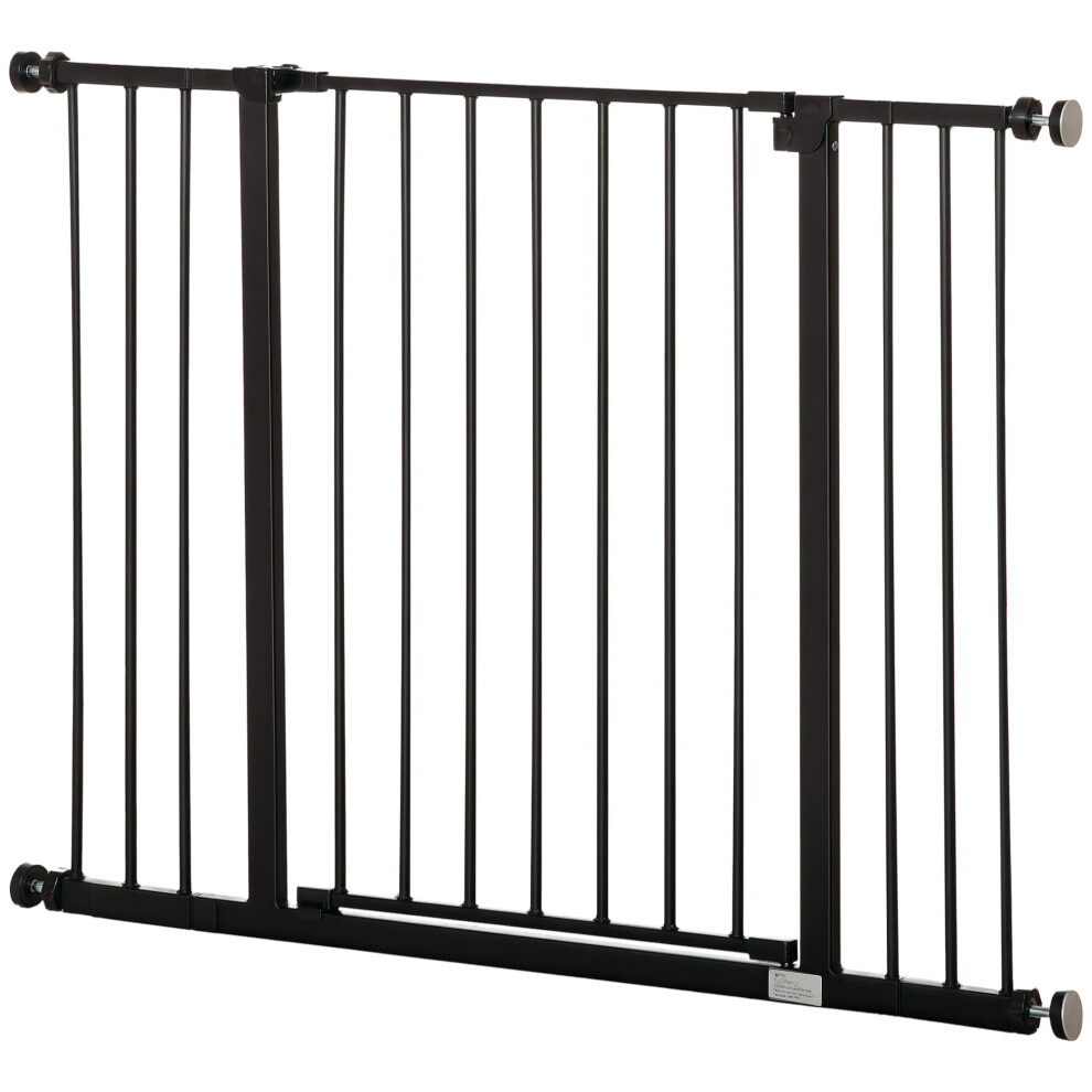 Pawhut Dog Gate Pet Safety Gate Stair Barrier Pres