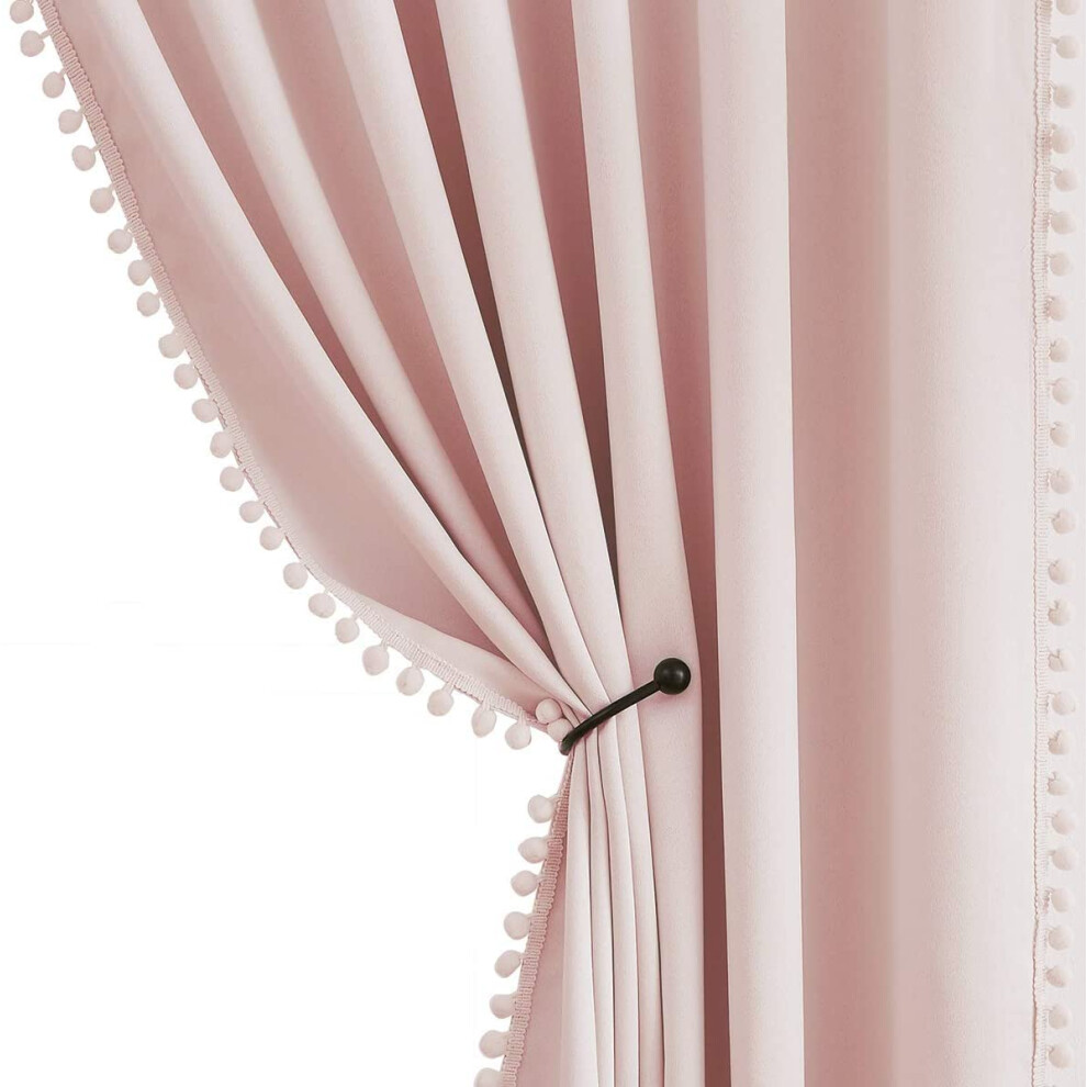Treatmentex Pink Half-Blackout Curtains 54" Pink P
