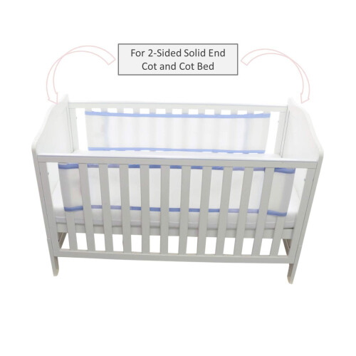 AiRoya Premium 2-Sided Cot Bed Bumper, Double Lay 1