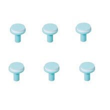 Baby Nail Trimmer Replacement Pads - Jaybva 6PCS Grinding Heads Polish Disc for Standard Electric Nail File Clippers and Cutter Kit Blue Pads for Chi