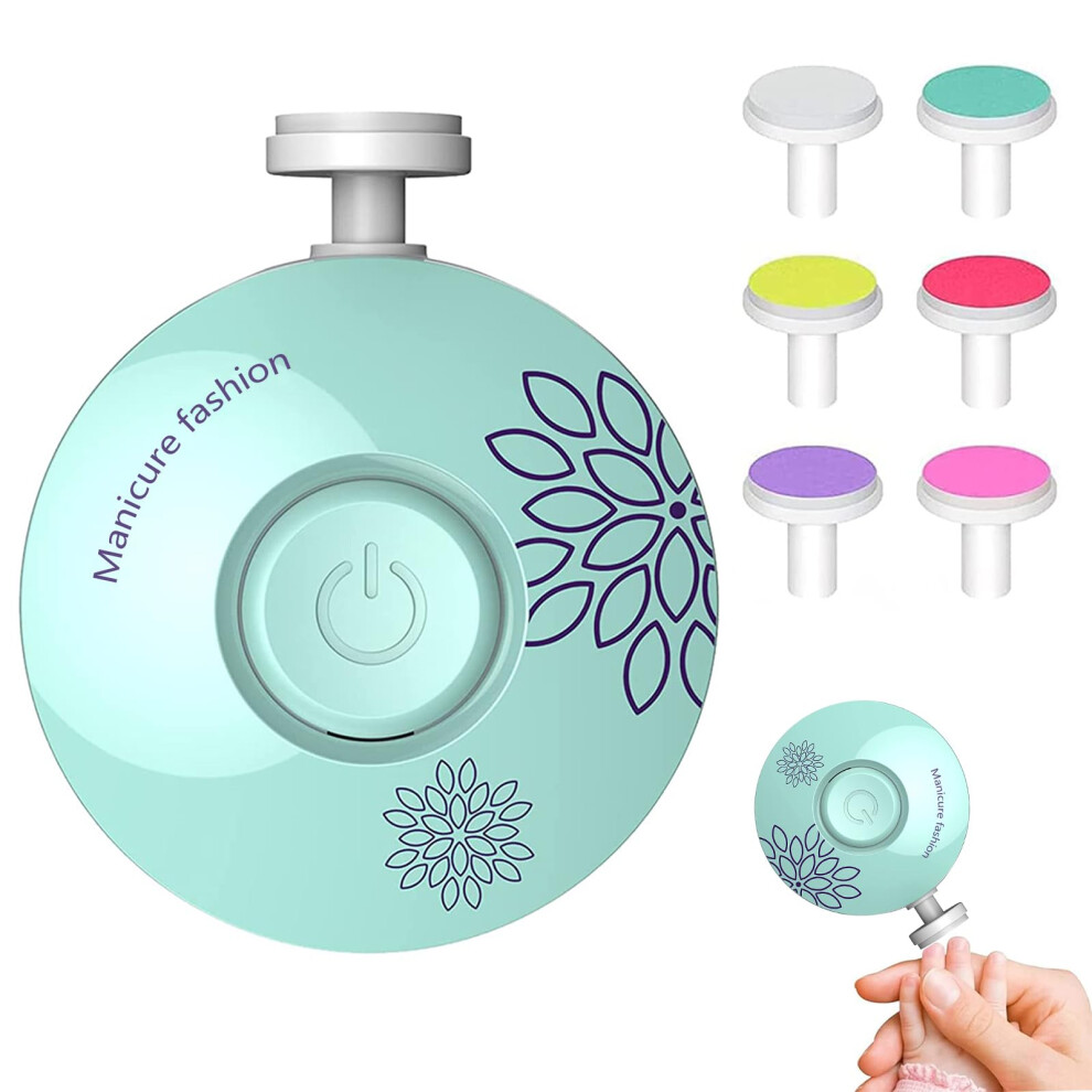 Baby Nail File Trimmer Electric, 6 In 1 Zoerbufan