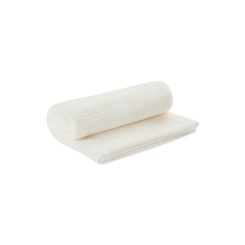 MORI Cellular Blanket White Organic Cotton Bamboo