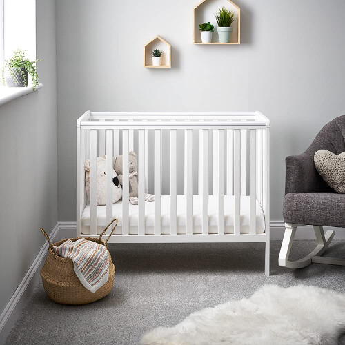 Obaby Obaby Bantam Space Saver Cot, White 1