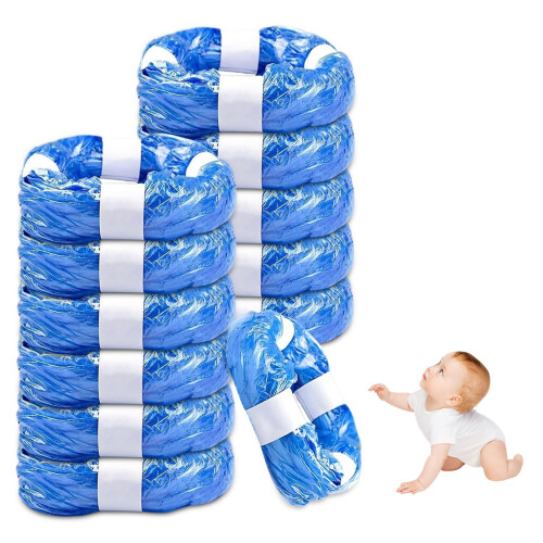 12er-Pack Nappy Bin Refills, vacvad 4.5m Diaper Bi