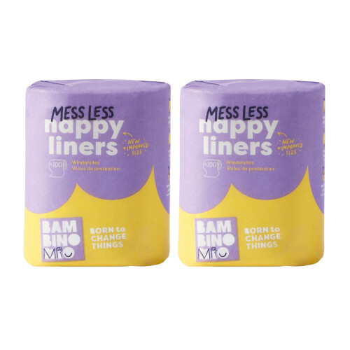 Bambino Mio, Supersoft Nappy Liners, Biodegradable