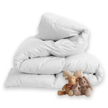 MH Home 4.5 Tog Toddler Duvet All Season Comforter, Lightweight Skin Friendly Quilt, Down Alternative Ultra-Soft Plush Breathable Quilt 120x150 cm (4