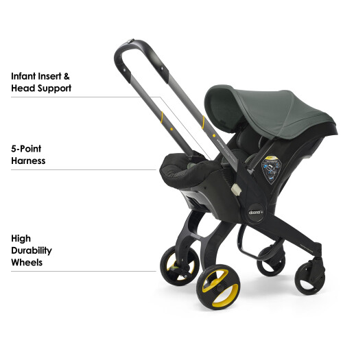Doona+ Baby Car Seat & Stroller - Convertible 0+ C 1
