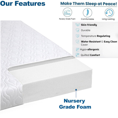 Brillars Thick Cot Bed Mattress 160x80 cm - Extra 2