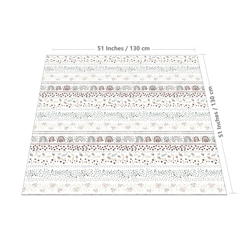 Splat Mat for Under High Chair/Arts/Crafts, WOMUMO 1