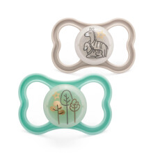 MAM Latex Air Night Soothers | 6-18 Months | Glow