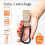Baby Uma Leather-Style Buggy Clips - 2-Pack of Uni 3