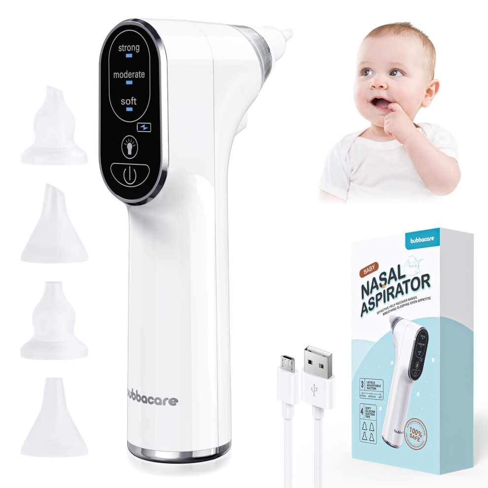 Baby Nasal Aspirator, Electric Nasal Aspirator For Bubbacare