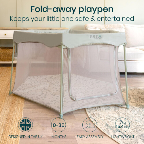 Tutti Bambini Baby Playpen - Foldable Playpen for 1