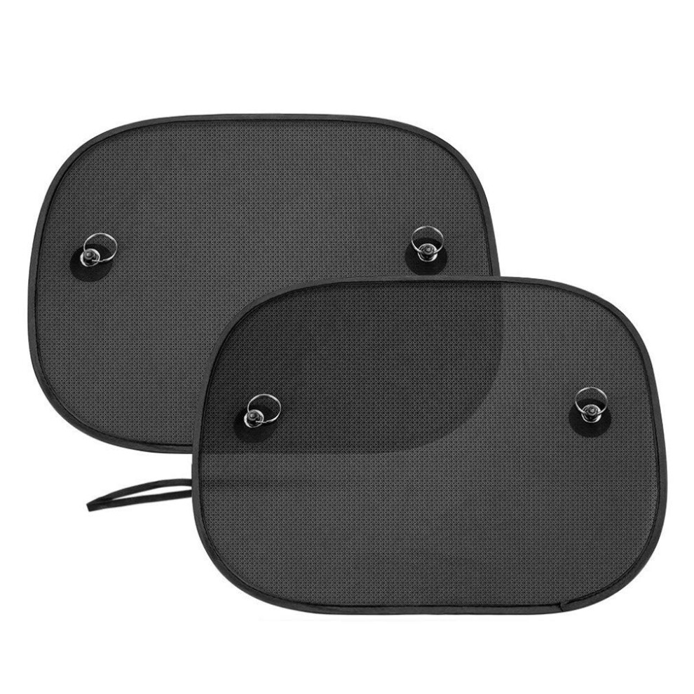Aumotoo, 2 Pack Car Side Window Sunshades Universal Harmful Uv Rays Sun Glare Heat Blocking For Baby Kids Pets, 44Cm*36Cm (Suction Cup Stick) Magnesis