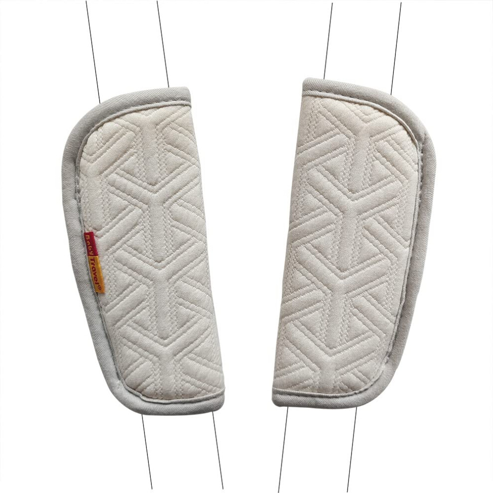 Seedfuture 2 Piece Baby Stroller Car Seat Strap Covers Univer