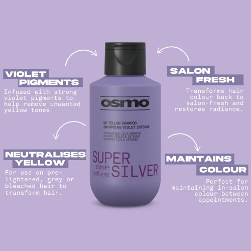 Osmo OSMO Super Silver Shampoo | Violet Pigment | No Ye 1