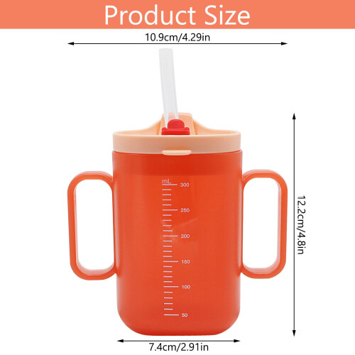 Viceda 300ml Sippy Cup with Straw, Hospital Liquid 1