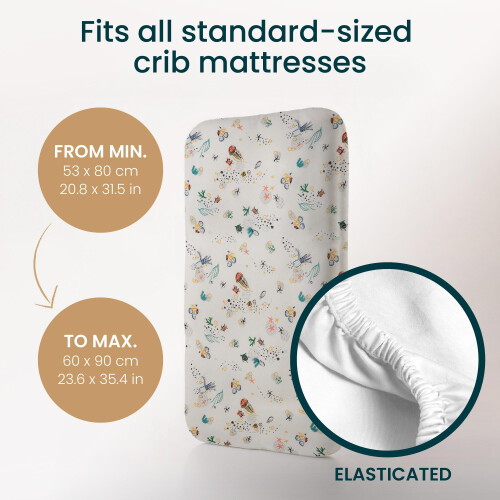 Tutti Bambini Premium Crib Sheets (2-Pack) - Soft 2