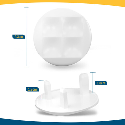 Pack of 10 Plug Socket Covers UK, Baby Proofing Sa 1