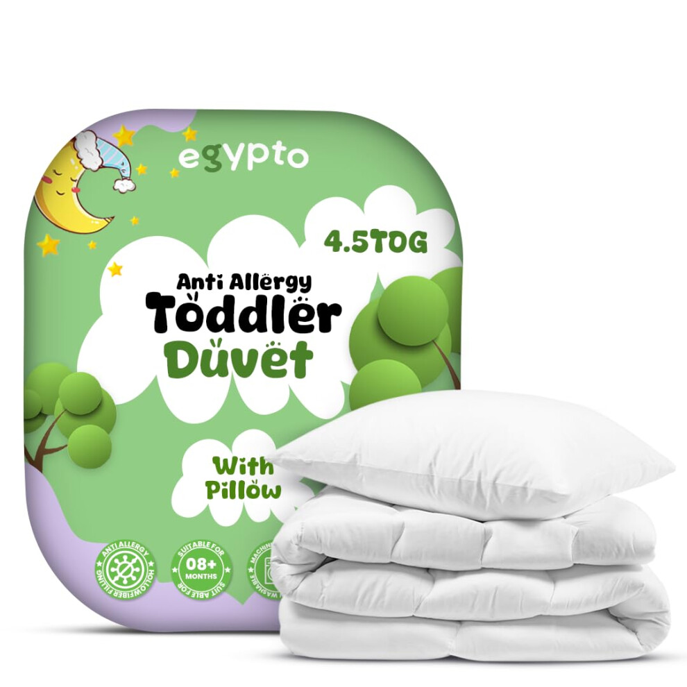 4.5 Tog Anti-Allergy Cot Duvet & Pillow Set Egypto