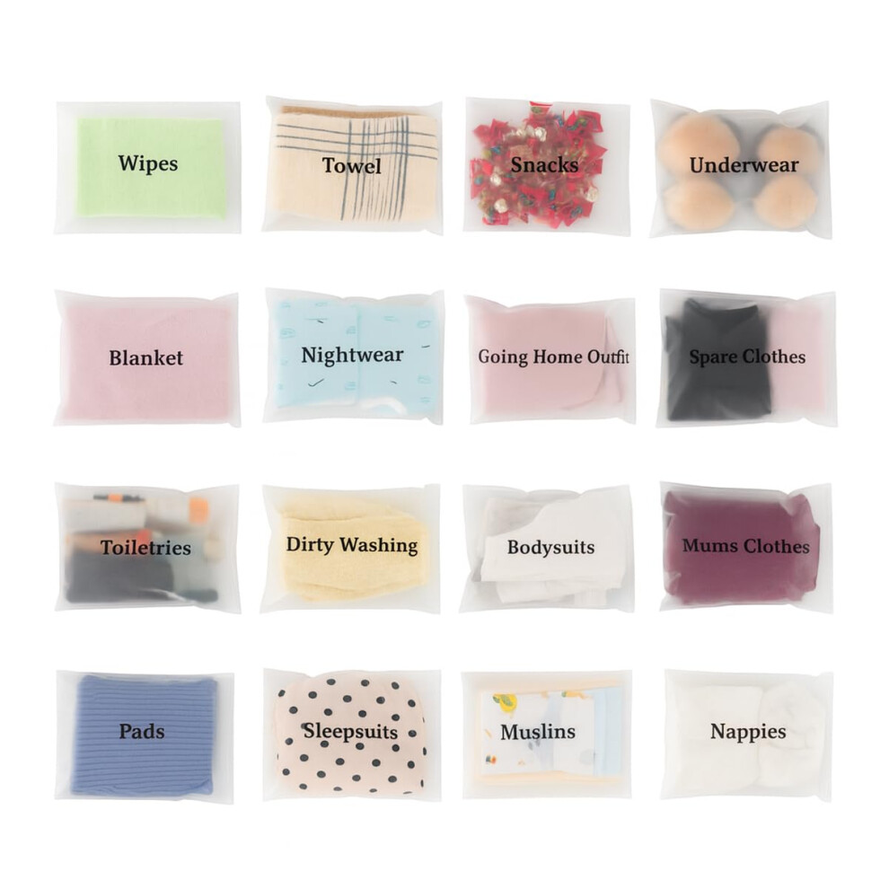Tarrapu 22Pcs Maternity Bag Organiser Set | Hospital Bag Essentials For Mum & Baby | Baby Newborn Essentials | Pregnancy & Postnatal Must Haves | Mat