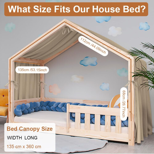 Vicloon Bed Canopy, Children Bed Canopy Nursery De 1