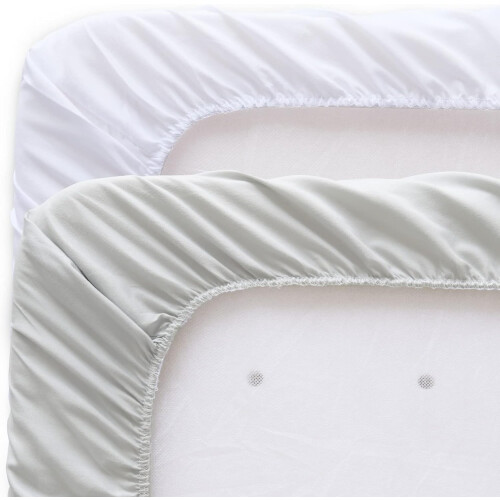 Next to Me Crib Sheets 4 Pack,Ultra Soft Baby Shee 2