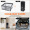 Foldable Baby Playpen with Mat，50"50" Collapsible 3
