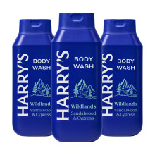 Harry's Men's Body Wash, Wildlands, 532ml, Pack of