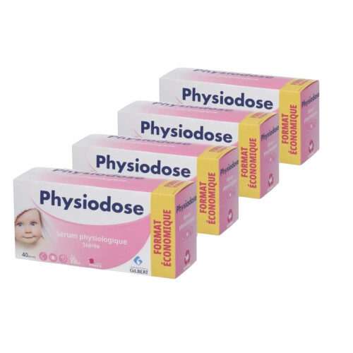 PHYSIODOSE Saline Solution Baby – Pack of 4 Boxes