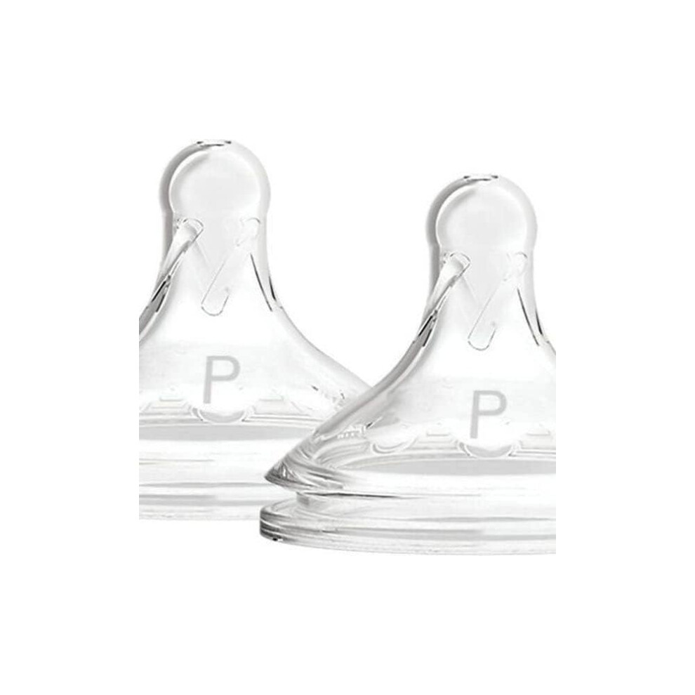 Dr. 'S Options+ Wide Neck Preemie Teats Brown