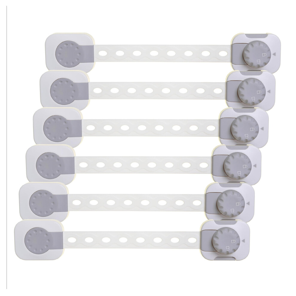 Dreambaby Twist 'N Lock Multi-Purpose Latch, 6 Pac
