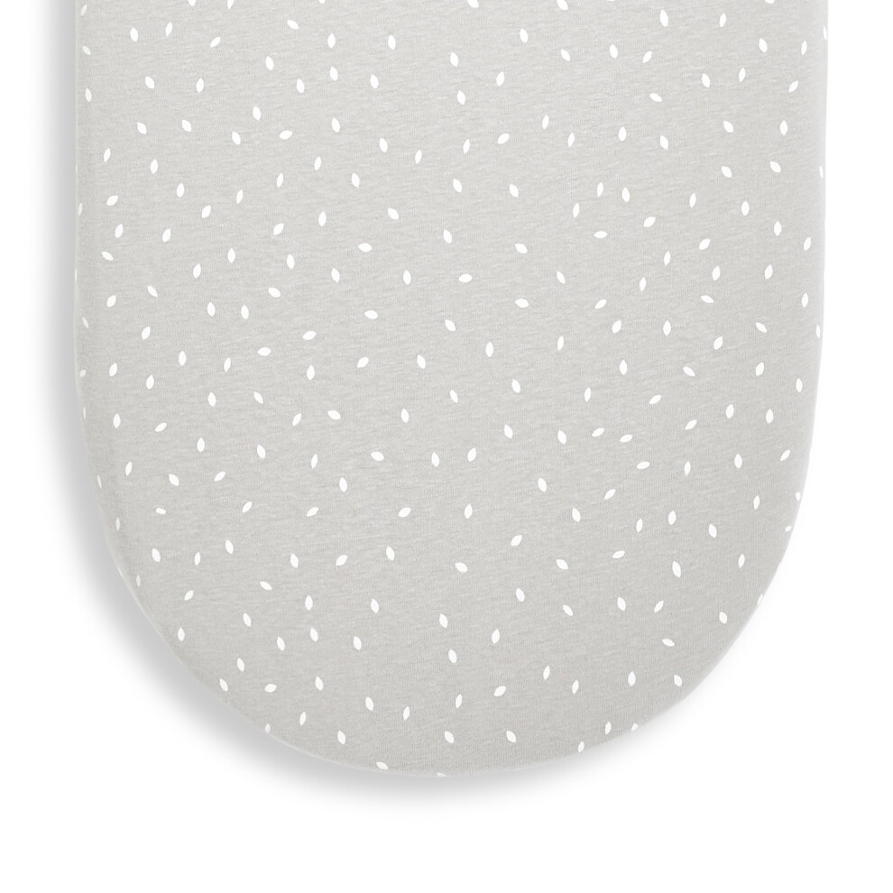 The Little Sheep Moses Basket Fitted Sheet, Green The Little Green Sheep