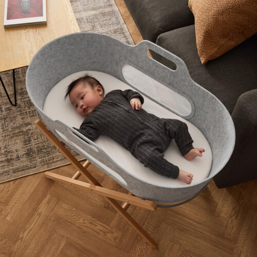 SnuzBaskit, Moses Basket with Mattress & Stand, Li 1