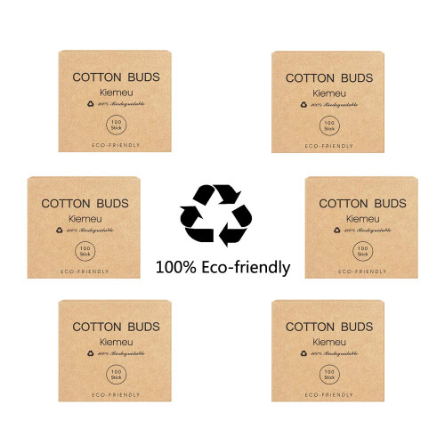 600 Bamboo Cotton Buds Biodegradable, Bamboo Ear B 2