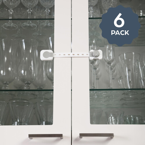 Dreambaby Twist 'N Lock Multi-Purpose Latch, 6 Pac 1