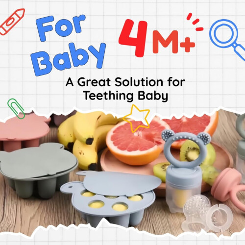 WeSweet Baby Fruit Feeder - Silicone Fruit Feeder 1