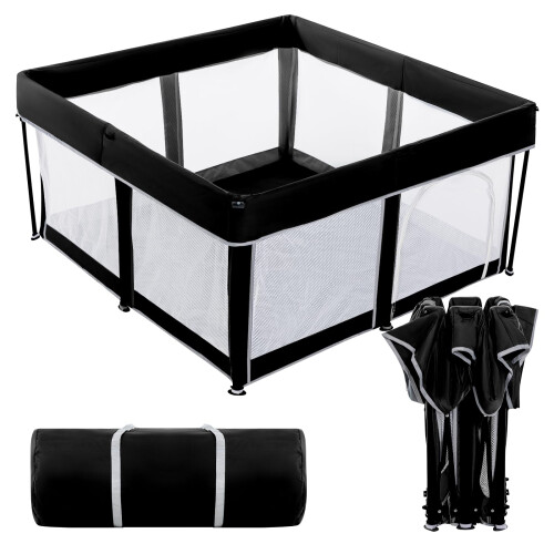 Lexixi Foldable Baby Playpen - Collapsible Activit