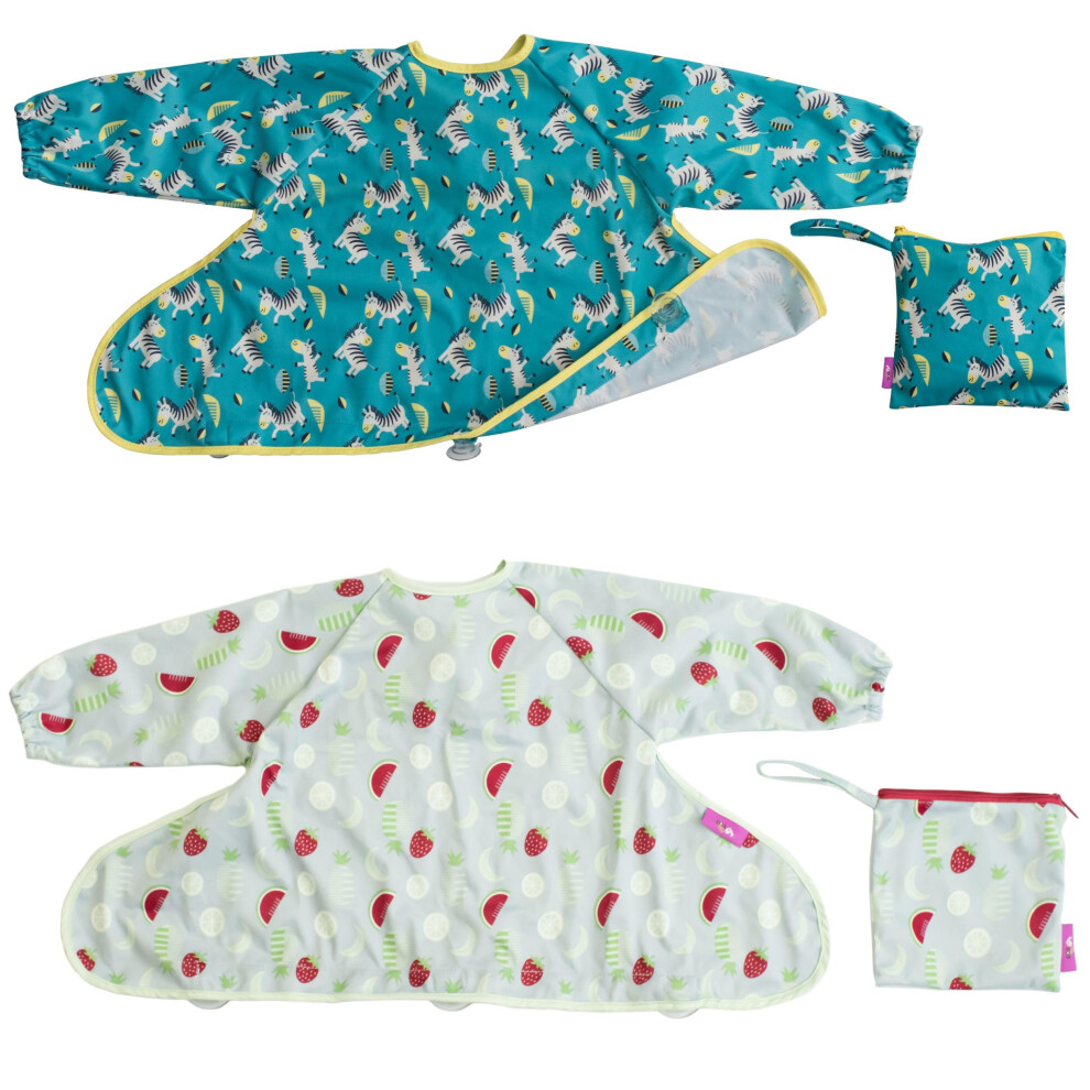 Cover & Catch Weaning Bib With Sleeves Tidy Tot