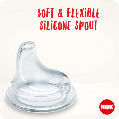 NUK Learner Cup Replacement Spout | Compatible with all First Choice bottles | 6-18 Months | 1 Count 1