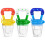 Vicloon Silicone Baby Fruit Feeder Pacifier, 3Pcs 1